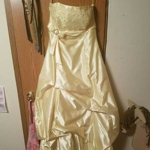 Yellow formal dress